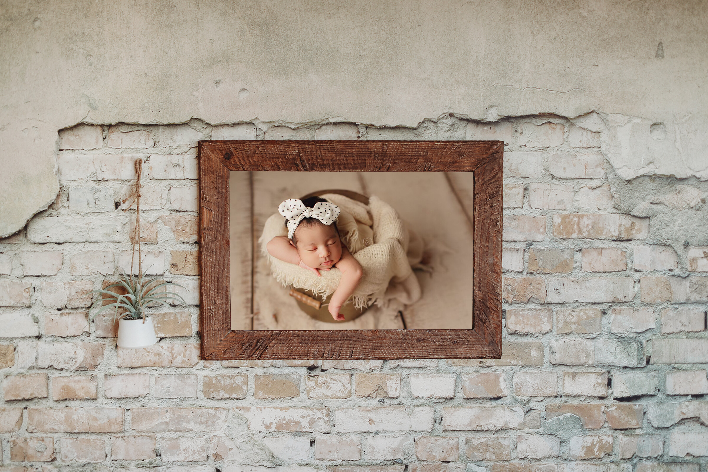 Rectangle Framed Wood Panel
