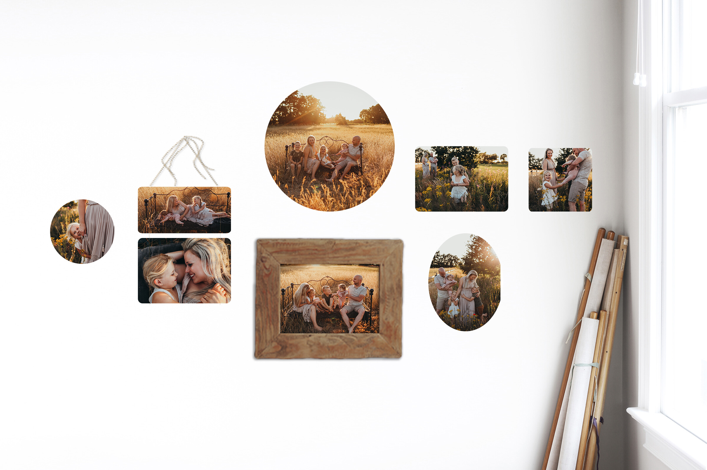 Cloud 8 Photo Wall