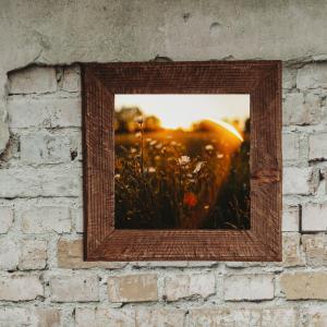 Framed Wood Panel