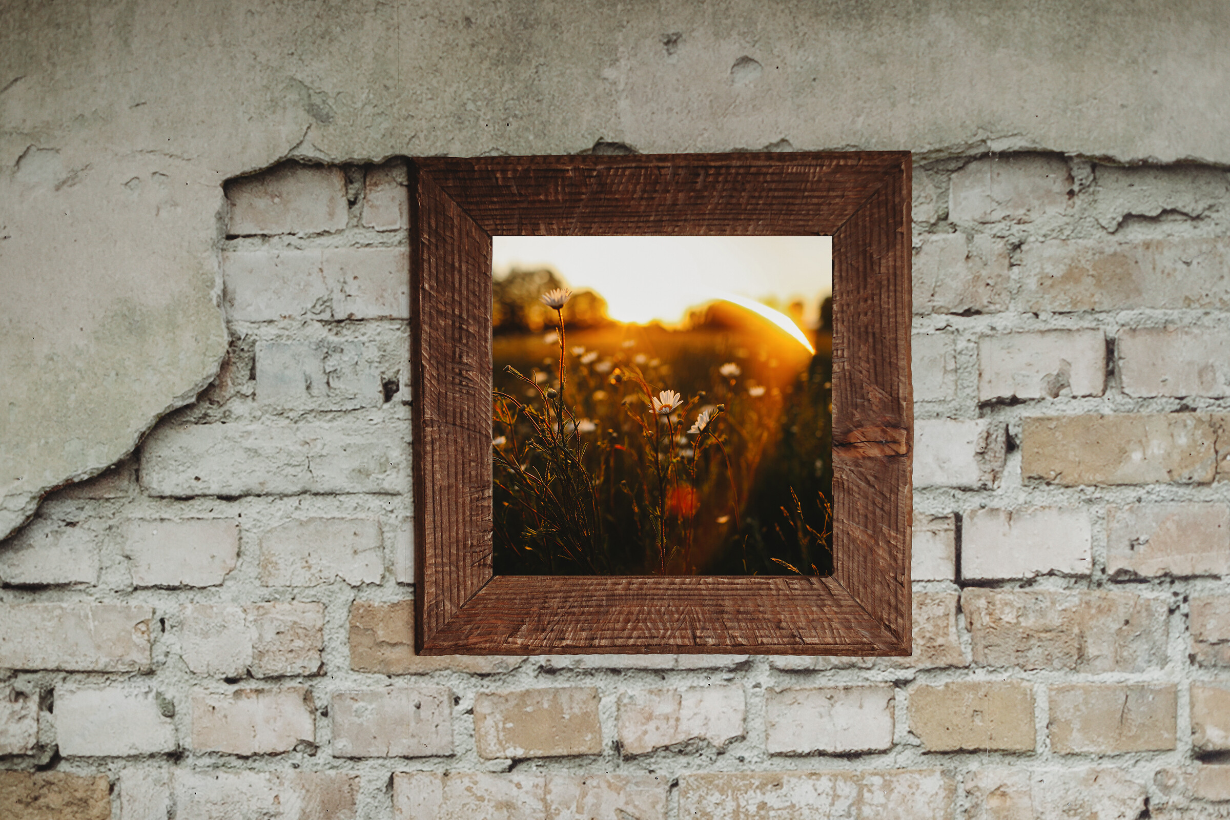Framed Wood Panel
